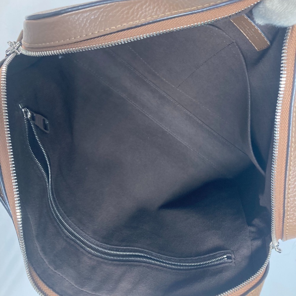 LOUIS VUITTON Authentic Brown Leather Tote Bag - Picture 13 of 15